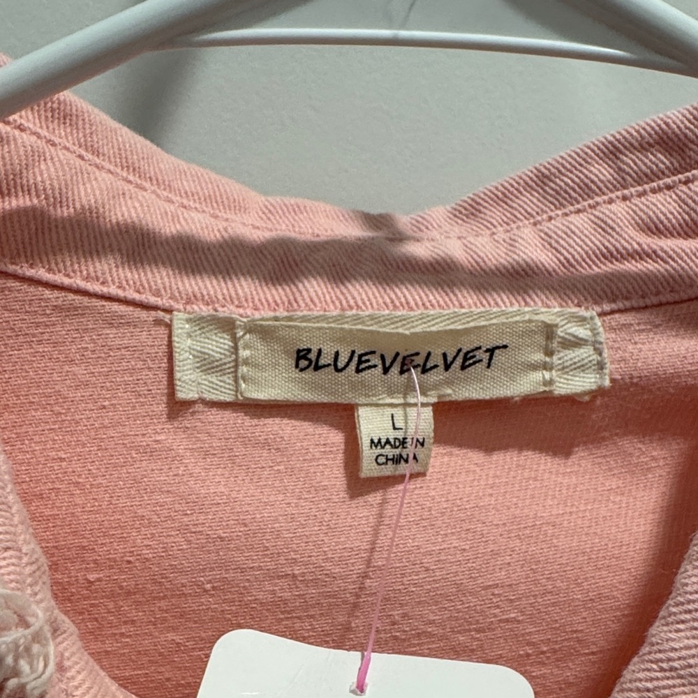 Nili Lotan Pink & Red Embellished Jean Jacket - Picture 2 of 8